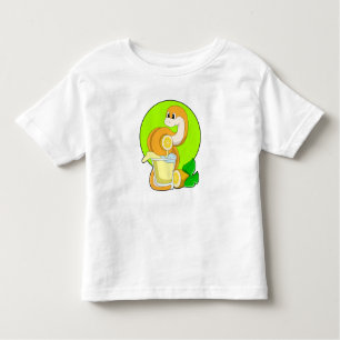 Snake with Glass of Lemon juice Toddler T-Shirt