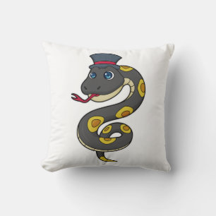 Snake with Hat Cushion