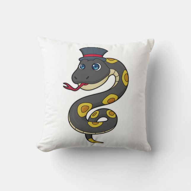 Snake with Hat Cushion (Front)