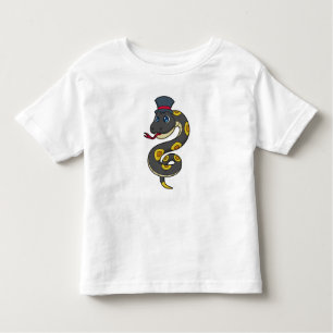 Snake with Hat Toddler T-Shirt