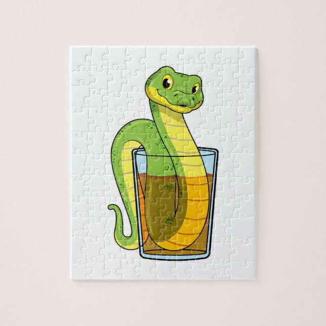 Snake with Juice Jigsaw Puzzle (Vertical)