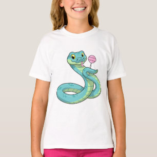 Snake with Lollipop T-Shirt