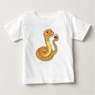 Snake with Muffin Baby T-Shirt