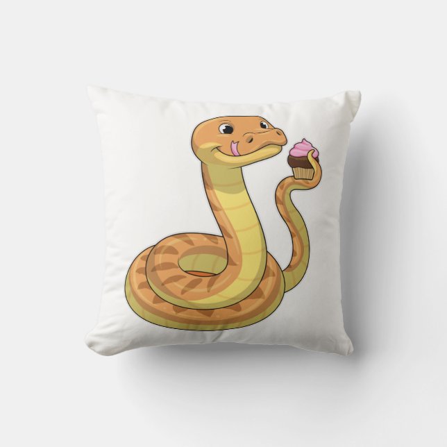 Snake with Muffin Cushion (Front)