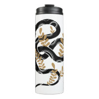 Snake with plants
