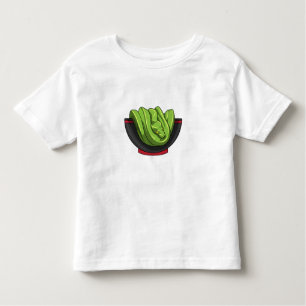 Snake with Ramen Bowl Toddler T-Shirt