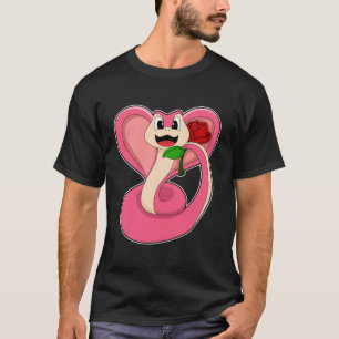 Snake with Rose T-Shirt