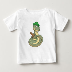 Snake with Sword Baby T-Shirt