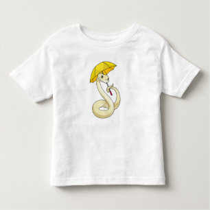 Snake with Umbrella Toddler T-Shirt