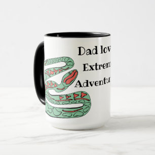 Snake World: Dad Loves Extreme Adventures. Mug