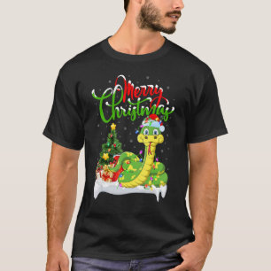 Snake  Xmas Decorations Santa Snake Christmas T-Shirt