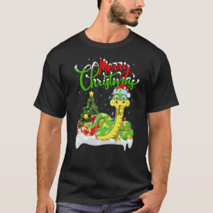 Snake Xmas Decorations Santa Snake Christmas T-Shirt