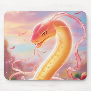 Snake Year 2025: Embracing Luck and Prosperity Mouse Pad