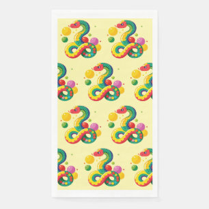 Snake Year 2025: Embracing Luck and Prosperity Napkin
