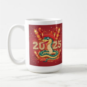 Snake Year 2025 wood snake Coffee Mug