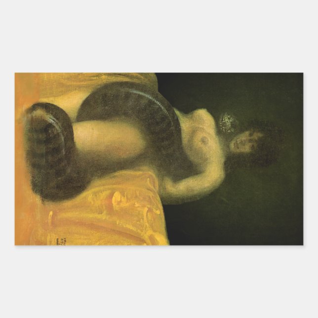 SnakeGrl Decal (Sheet of 4) Rectangular Sticker (Front)