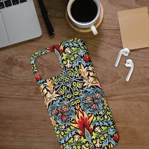 Snakehead Floral Design William Morris iPhone 12 Case