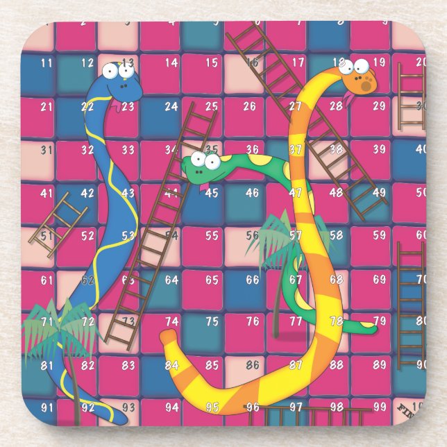 Snakes and Ladders Coaster (Front)