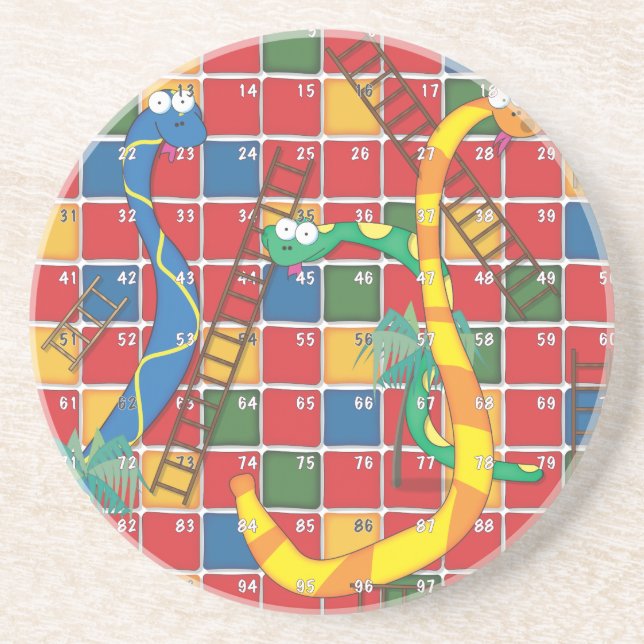 Snakes and Ladders Coaster (Front)