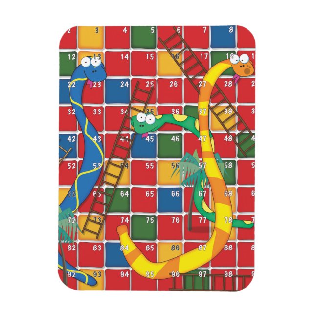 Snakes and Ladders Magnet (Vertical)