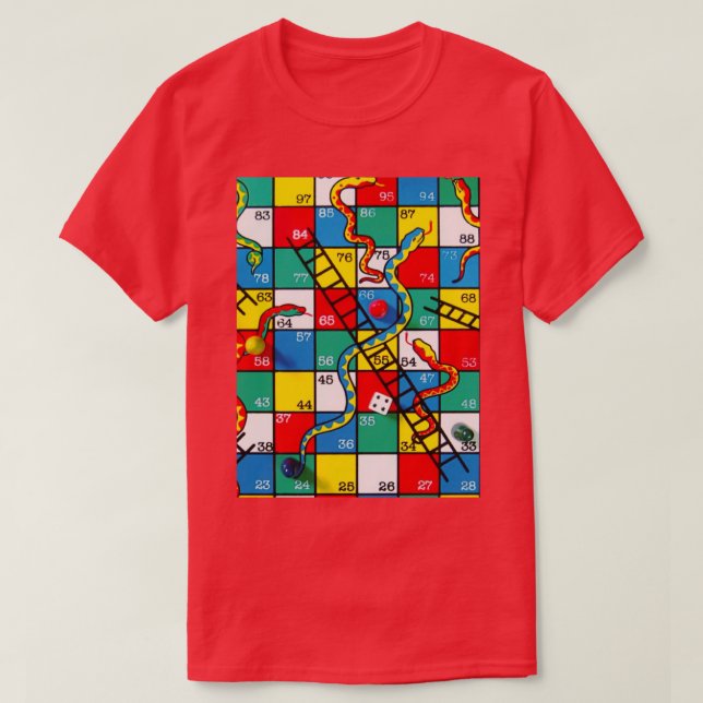 Snakes and Ladders T-Shirt (Design Front)