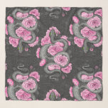 Snakes and pink roses scarf<br><div class="desc">Hand-drawn snakes and roses designs.</div>