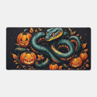 Snakes And Pumpkins Desk Mat