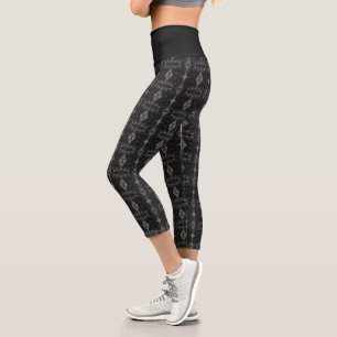 Snakes eye! capri leggings