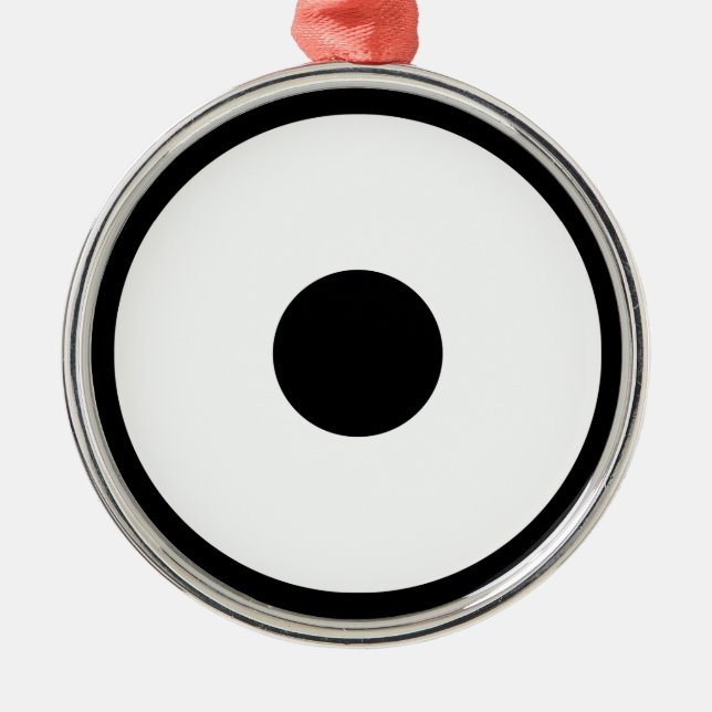 Snake's eye metal tree decoration (Front)
