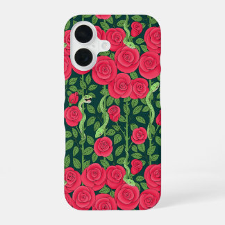 snakes & roses iPhone 16 case