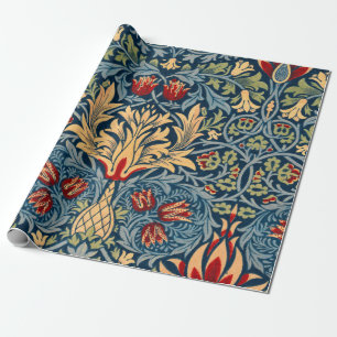 Snakeshead, Flower Wallpaper by William Morris Wrapping Paper