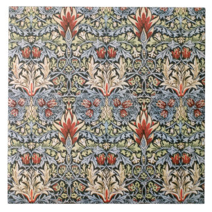 Snakeshead Pattern (by William Morris) Ceramic Tile