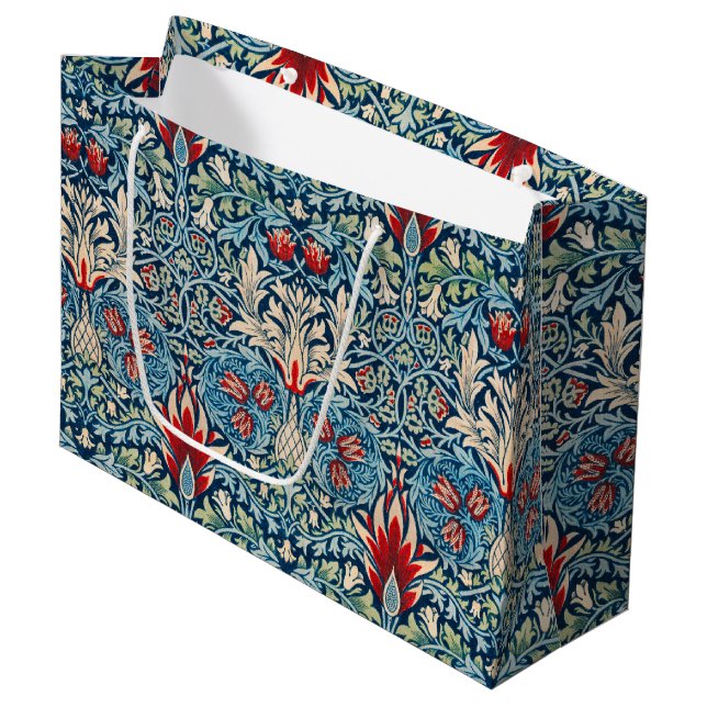 Snakeshead, William Morris Large Gift Bag (Front Angled)