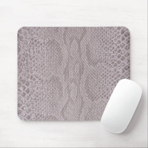 Snakeskin Beige-Grey Pattern  Mouse Pad