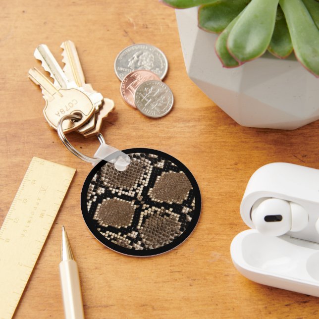 Snakeskin Pattern Father's Day Keychain (Desk)