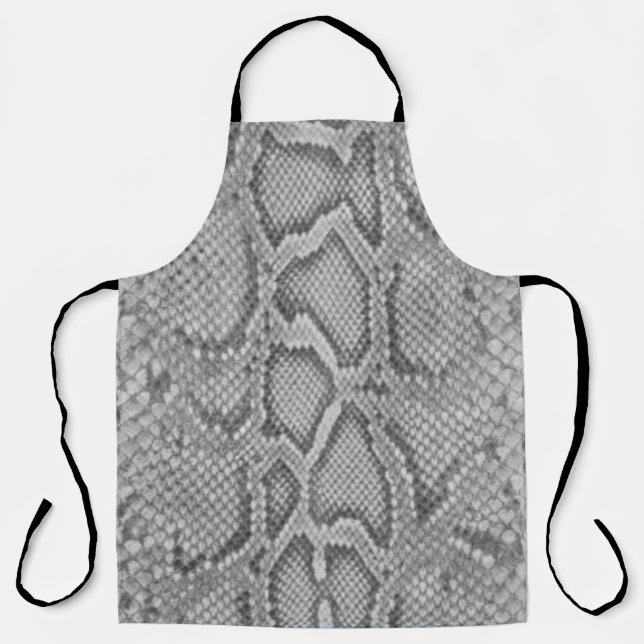 snakeskin  print  All-Over Print Apron (Front)