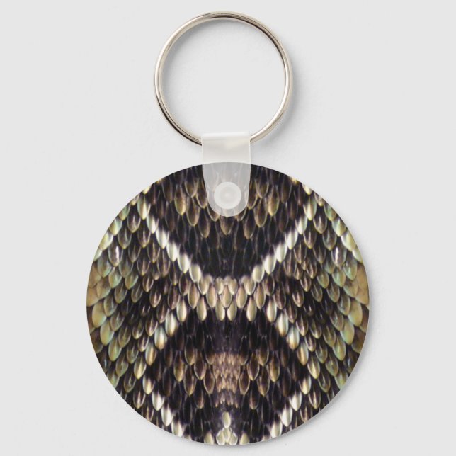 Snakeskin Print Keychain (Front)