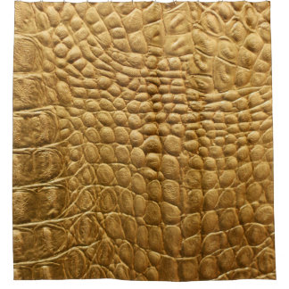 Snakeskin Texture: Wild Background Design. Shower Curtain