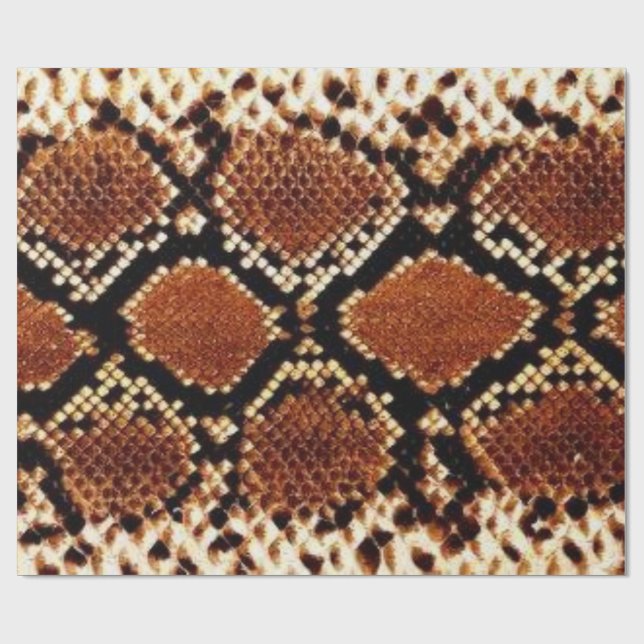 Snakeskin Wrapping Paper (Flat)