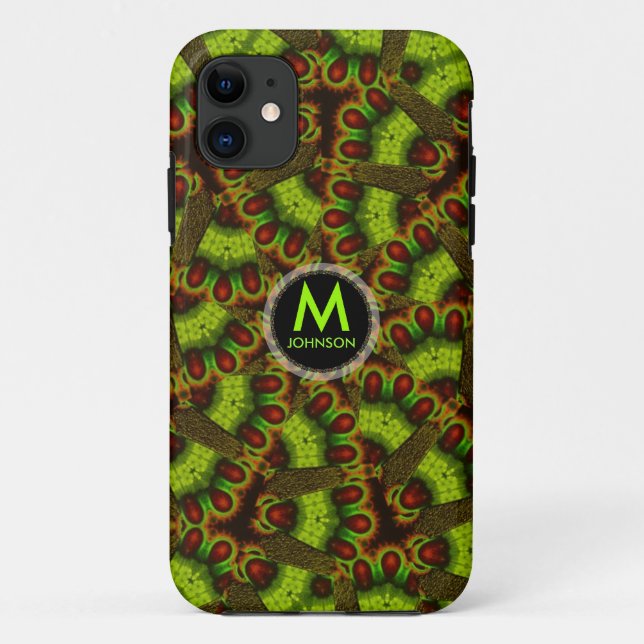 Snakey Abstract Monogram iPhone 5 Case-Mate Case (Back)