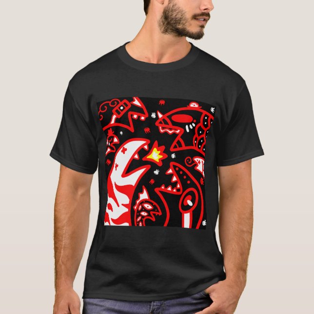 Snakey Doodly Void T-Shirt (Front)