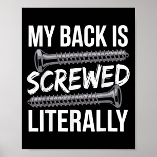 Snal Fusion Art For Men Women Recovery Back Snal F Poster