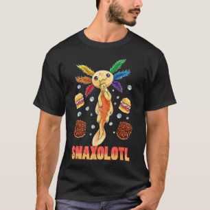 Snaolotl Funny Cute Aolotl Food Love Present T-Shirt