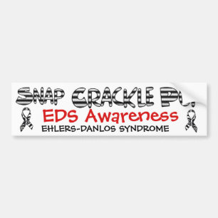 Snap, Crackle, Pop EDS Ehlers-Danlos Sydrome Bumper Sticker