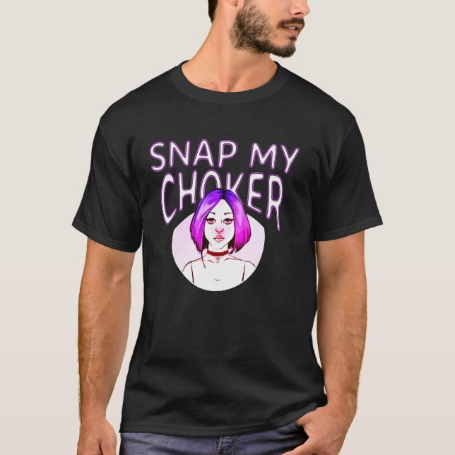 SNAP MY CHOKER Long Sleeve T-Shirt (Front)
