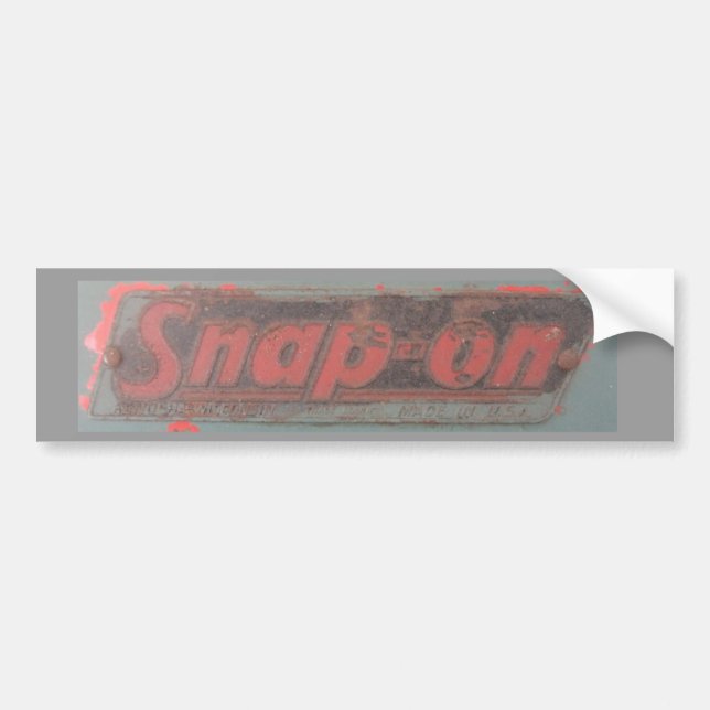 Snap On Tools Old School Bumper Sticker (Front)