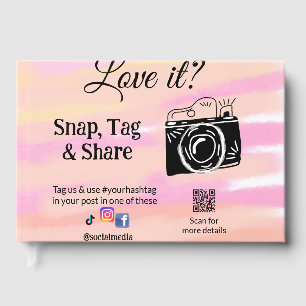 snap tag share media camera add socials love it. A Guest Book