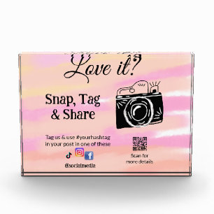 snap tag share media camera add socials love it. A Photo Block
