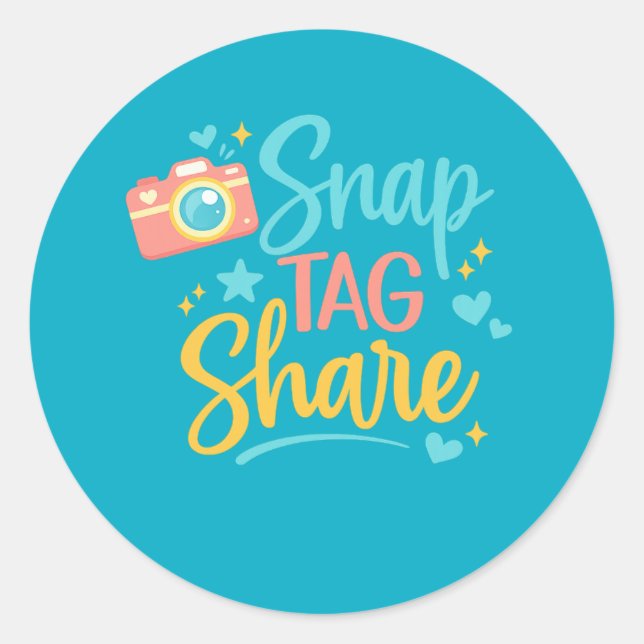 Snap Tag Share Sticker  (Front)