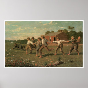 Snap the Whip, 1872 Winslow Homer Poster